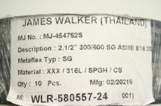 10x  MJ-454752S WLR-580557-24 300/600 B16.20 Dichtung Spiral OVP