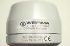 WERMA 48205255 4049787006047 24VDC 70mA IP33 482 052 55 Signalhupe Hupe Dauerton