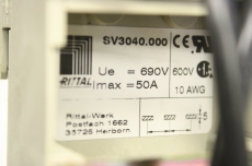 RITTAL SV3040 690V 50A 10AWG 5mm  Geräteadapter OVP