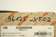 60x WEIDMüLLER 102000000 WDU2.5 WDU 2.5 Durchgangsklemme Reihenklemme 