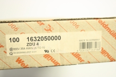 34x WEIDMüLLER 1632050000 Durchgangs ZDU 4 ZDU4 Reihenklemme  