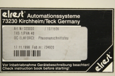 ELREST  323030 THS-1/PH-40 THS-1/PHA Phasenanschnittsteuerung 