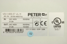 PETER Holzma 25760.40037UL versi start II Sanftstarter 4-008-39-1787