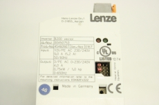 LENZE E82EV751_2B 00450753 45460907 8200 0.75kW 4.0A Frequenzumrichter 
