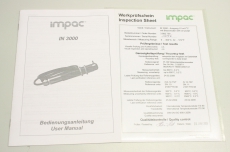 IMPAC Infratherm 3885750 IN 3000 0-300C 24Vdc  Temperatursensor Infrarot  