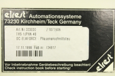 ELREST 323030 THS-1/PH-40 THS-1/PHA Phasenanschnittsteuerung 