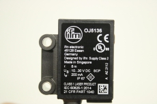 IFM ELECTRONIC OJ5136 8m OJPLFPKG/SO/AS Reflexlichtschranke optisch OVP