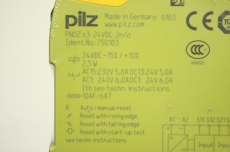 PILZ PNOZS3 750103 s3 24VDC 2 2.5W Schalter Sicherheitsschalter OVP