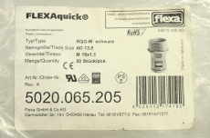 29x FLEXAQUICK 5020.065.205 M16x1.5 gerade Kabelverschraubung OVP