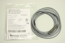 BAUMER ELECTRIC IFF08.24.35/L1 PNP 1,5mm 5-30VDC Näherungsschalter induktiv OVP