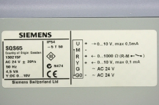 SIEMENS SQS65 SQS 65 Stellantrieb Elektromotorischer  OVP