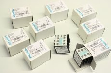 8x SIEMENS 3RH1911-1FA40 2S+2O / 2NO+2NC  Hilfskontaktblock OVP