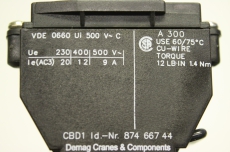 DEMAG CBD1 BLCK 87466744 Kran Schaltelement Schalter OVP