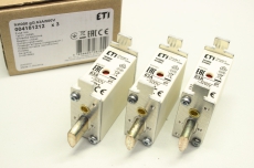 3x ETI 004181212 NH000 gG 63A 500V NH Sicherungseinsatz OVP