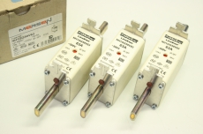3x MERSEN NH1GG50V63 NH1 63A 500V NH1 Sicherungseinsatz OVP