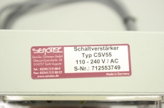 SENOTEC 1005500 CSV55 110-240V Schaltverstärker  OVP