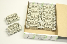 10x WIELAND 70.310.1040.0 10P+E 16A 500V BAS STS Stecker Buchseneinsatz OVP