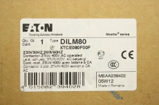 EATON DILM80 37kW 3-polig 80A XTCE080F00F DILM80  Leistungsschütz OVP