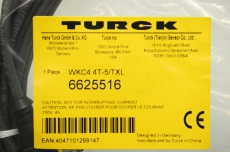 TURCK 6625516 PUR M12 4-polig 5m Sensor Kabel Aktuator- und Sensorleitung  OVP