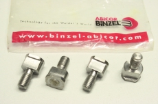 4x ABICOR BINZEL 8390028 Druckschraube Schweißbrenner Robot Screw OVP
