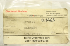  703117-00 für Cincinnati Machine  273503 Element OVP