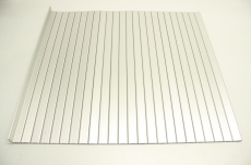 Industrielle Silber 480x425mm Lamellenabdeckung Lamellen Jalousie Rollo 