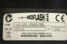 MOFLASH 436-1668 230V X400-22RS Blinkende Xenon Signalleuchte Komplett OVP