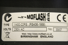 MOFLASH 436-1668 230V X400-22RS Blinkende Xenon Signalleuchte Komplett OVP