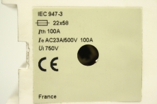 TELEMECANIQUE GS1J3 055909 100A 500V 22x58 3P Sicherungslasttrennschalter OVP