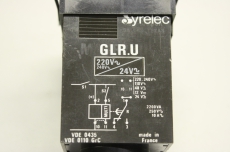 Crouzet  SYRELEC GLR.U  11pol. 220V 24V GLRU Relais timer Zeitrelais 
