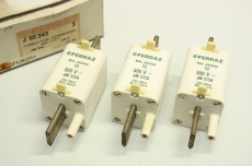 3x FERRAZ J95343 500V AC 315A T2 aM Sicherung 