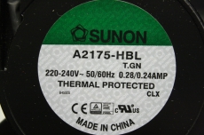 SUNON A2175-HBL 5440740 220-240V 50/60Hz 0.28/0.24A Axiallüfter OVP