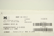 HARMONIC DRIVE SYSTEMS HDUF-14-110-2 400944 Getriebe Ersatzteil OVP