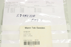 MANNTEK O-S2-01 1047-01  2 Hu Viton FPM 5 O-KIT Coupling OVP