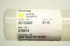 MAAG 50135802 028/028 Z362 W1 670014 Drive Shaft Zahnradwelle OVP