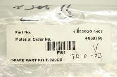  F.9200G 62086629 9200G-4407 Dichtungsatz für TODO Matic OVP