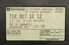 TELEMECANIQUE TSXDET1612 16 24V TSX DET 16 12 Digital Modul Ingang Input 