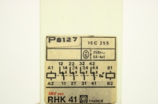 TELEMECANIQUE RHK41 24V 4 250V 1.5A RHK 41  Relay Relais Mit Sockel 