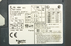 TELEMECANIQUE GV3ME40 GV3M40 25-40A 690V 50kA 35kA 30HP Motorschutzschalter 