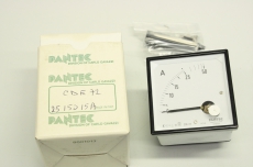 PANTEC CDE72-25505A CDE7225505A 0-50A 1.5 72 25/5A Anzeige Amperemeter OVP