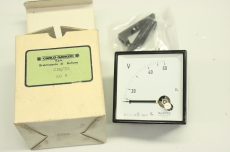 CARLO GAVAZZI CDE72-60VX CDE7260VX 0-60V 1.5 70x70mm Anzeige Voltmeter OVP