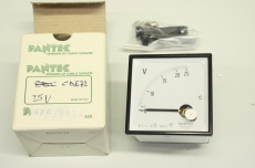 PANTEC CDE72-25VX 402.0625 72 0-25V 1.5 50-60Hz  70x70mm Anzeige Voltmeter OVP