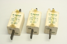 3x LEGRAND 17155 125 500 1 100 171 50 aM 125A 500V  NH Sicherungseinsatz Blade 