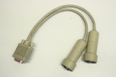  09F42I5 EC C27321 15  D-Sub 15-polig 2-polig Y-Adapterkabel y Cable 