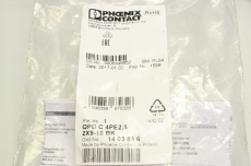 PHOENIX CONTACT 2X9-16BK 1403836  4polig 2.5mm 9-16mm Stecker 