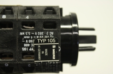 MERZ 105 092/105014/100  16A 660V 5.5kW 25A TYP 105 Nockenschalter Drehschalter 
