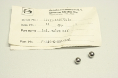 2x BROOKS 17911-181072/1E F-345-G-051-BMA  2 Pumpe int Valve Ball 