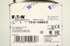 EATON T0-6-15866/E 20A 2  2-1-0-1-2 Drehschalter Drehschalter OVP