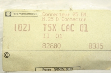 2x TELEMECANIQUE TSXCAC01 82680  25 TSX CAC 01 Steckverbinder OVP