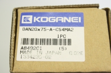 KOGANEI DAN20X75-A CS4MA2 1334230-0 20mm 75mm Zylinder Cylinder OVP